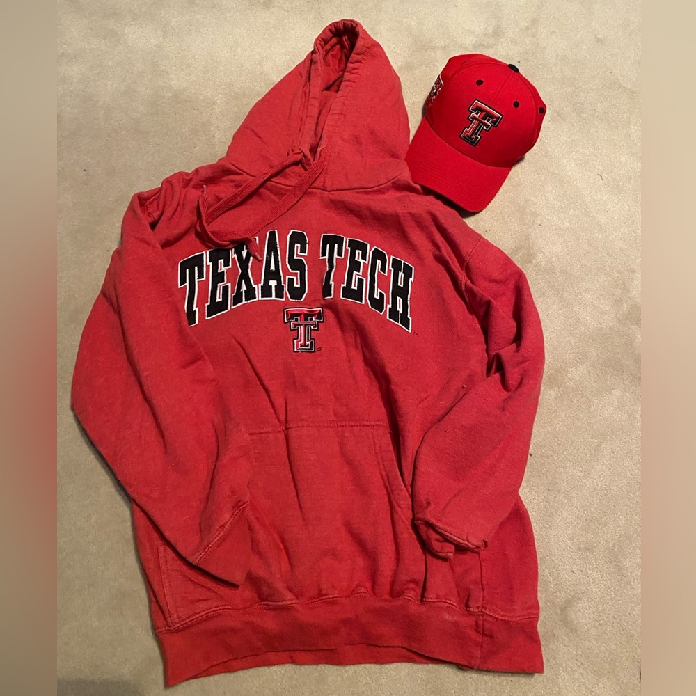 Texas Tech Hat and Hoodie